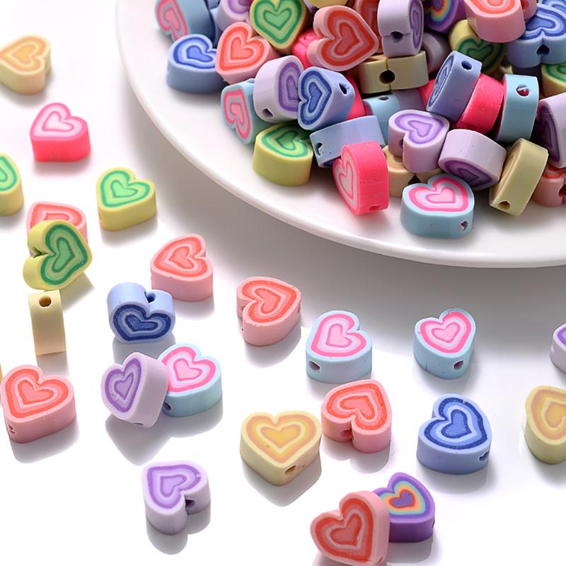 30/50Pcs Красочная Мелалеука Форма сердца Глиняные бусины Полимерная распорка Бусины Ювелирные изделия
30/50Pcs Красочная Мелалеука Форма сердца Глиняные бусины Полимерная распорка Бусины Ювелирные изделия