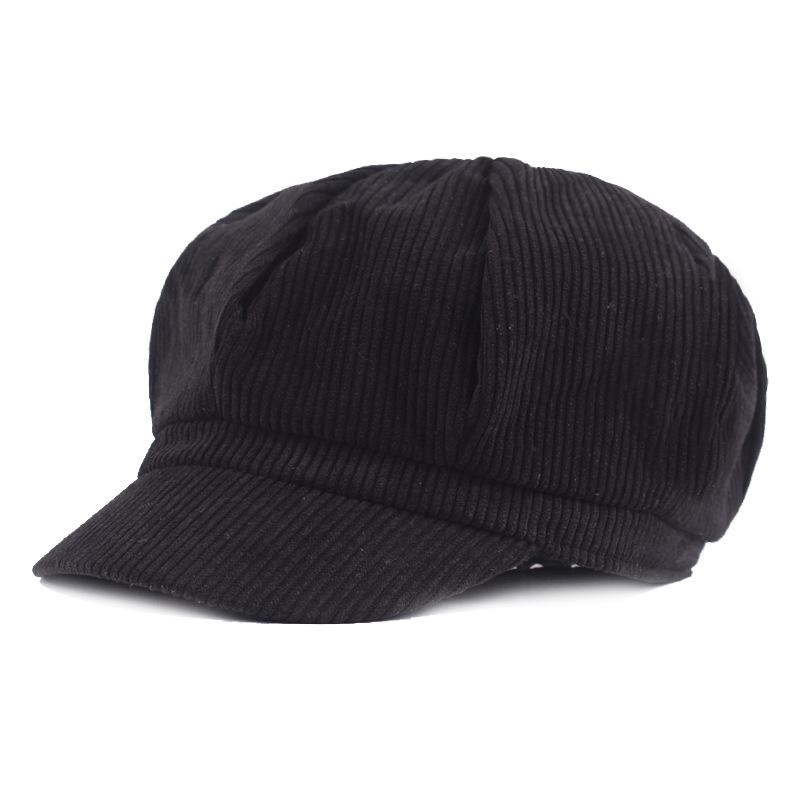 Vintage Corduroy Berets For Women Autumn Winter Cold-proof Octagonal Cowboy Hats Lady Girl Solid Color Artist Painter Peaked Cap One Size чорний
Vintage Corduroy Berets For Women Autumn Winter Cold-proof Octagonal Cowboy Hats Lady Girl Solid Color Artist Painter Peaked Cap One Size чорний