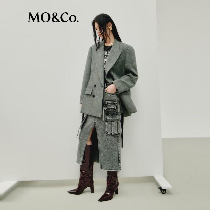 MO&Co. Женский блейзер из мериносовой шерсти и пуха яка в елочку M (165)
MO&Co. Женский блейзер из мериносовой шерсти и пуха яка в елочку M (165)