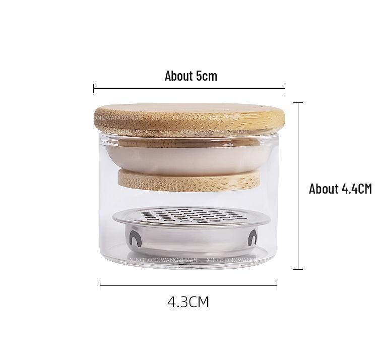 Nail Art Glitter Brush Washer with Lid, Stainless Steel Mesh, Layered Crystal Brush Holder, Moisturizer Box, and Filter.
Nail Art Glitter Brush Washer with Lid, Stainless Steel Mesh, Layered Crystal Brush Holder, Moisturizer Box, and Filter.