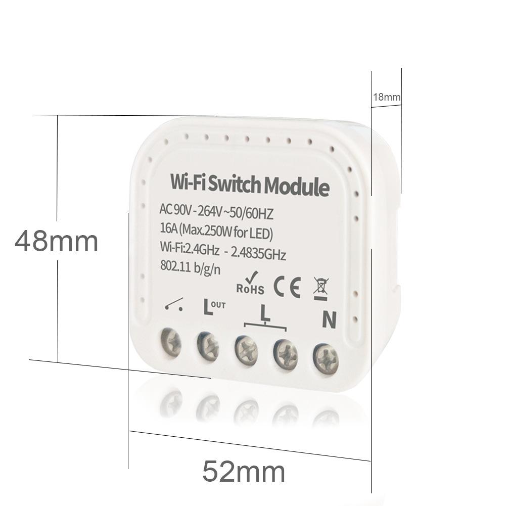 Easy Weilian WiFi Smart On/Off 1-Way Double-Control Switch, Alexa Compatible
Easy Weilian WiFi Smart On/Off 1-Way Double-Control Switch, Alexa Compatible