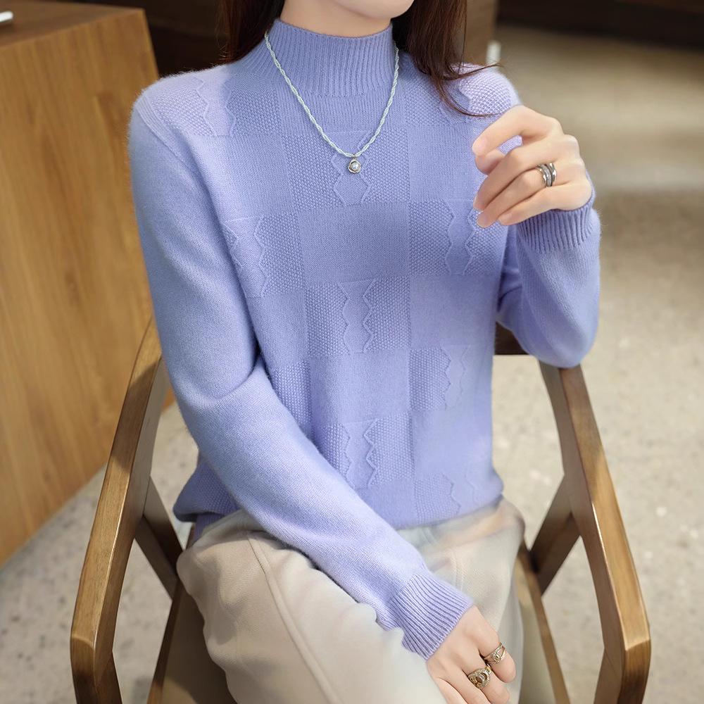 Women s 100% Wool Thick Knitted Turtleneck Sweater - Slim Fit Pullover for Autumn and Winter. S for 85-100 lbs
Women s 100% Wool Thick Knitted Turtleneck Sweater - Slim Fit Pullover for Autumn and Winter. S for 85-100 lbs
