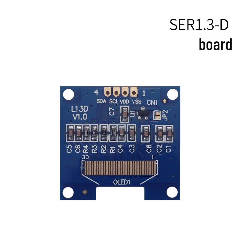1.3 OLED LCD Screen Module, 128x64 Dot Matrix, SH1106, 4-pin I2C SPI
1.3 OLED LCD Screen Module, 128x64 Dot Matrix, SH1106, 4-pin I2C SPI