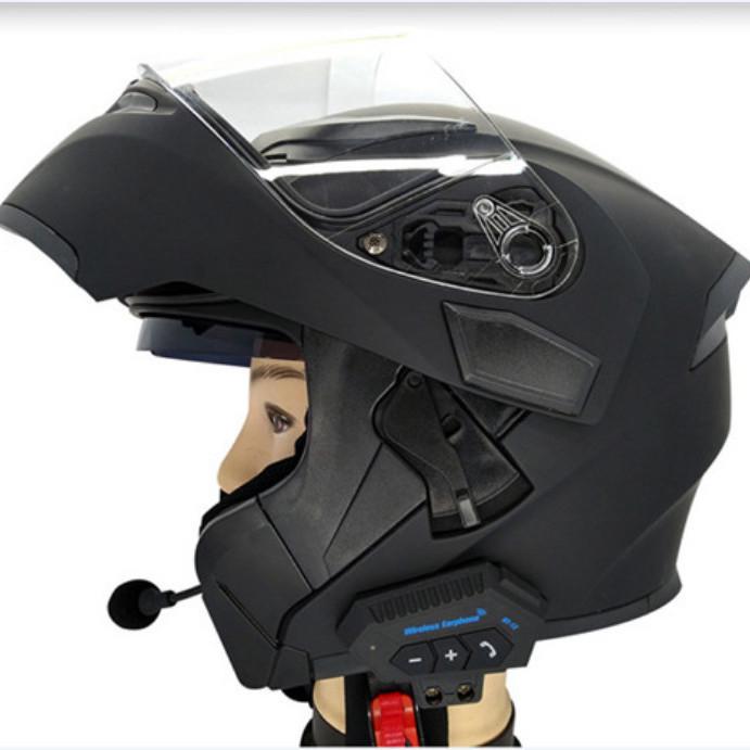 BT12 Bluetooth Helmet Headset: One-to-Two Connection, Extended Battery, Smart Noise Cancelling, Wireless for Motorcycles
BT12 Bluetooth Helmet Headset: One-to-Two Connection, Extended Battery, Smart Noise Cancelling, Wireless for Motorcycles