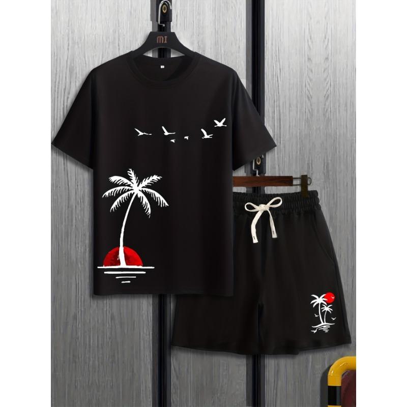 2026 New Coconut Tree Print Mens Short-Sleeve T-Shirt and Shorts Set XXS
2026 New Coconut Tree Print Mens Short-Sleeve T-Shirt and Shorts Set XXS