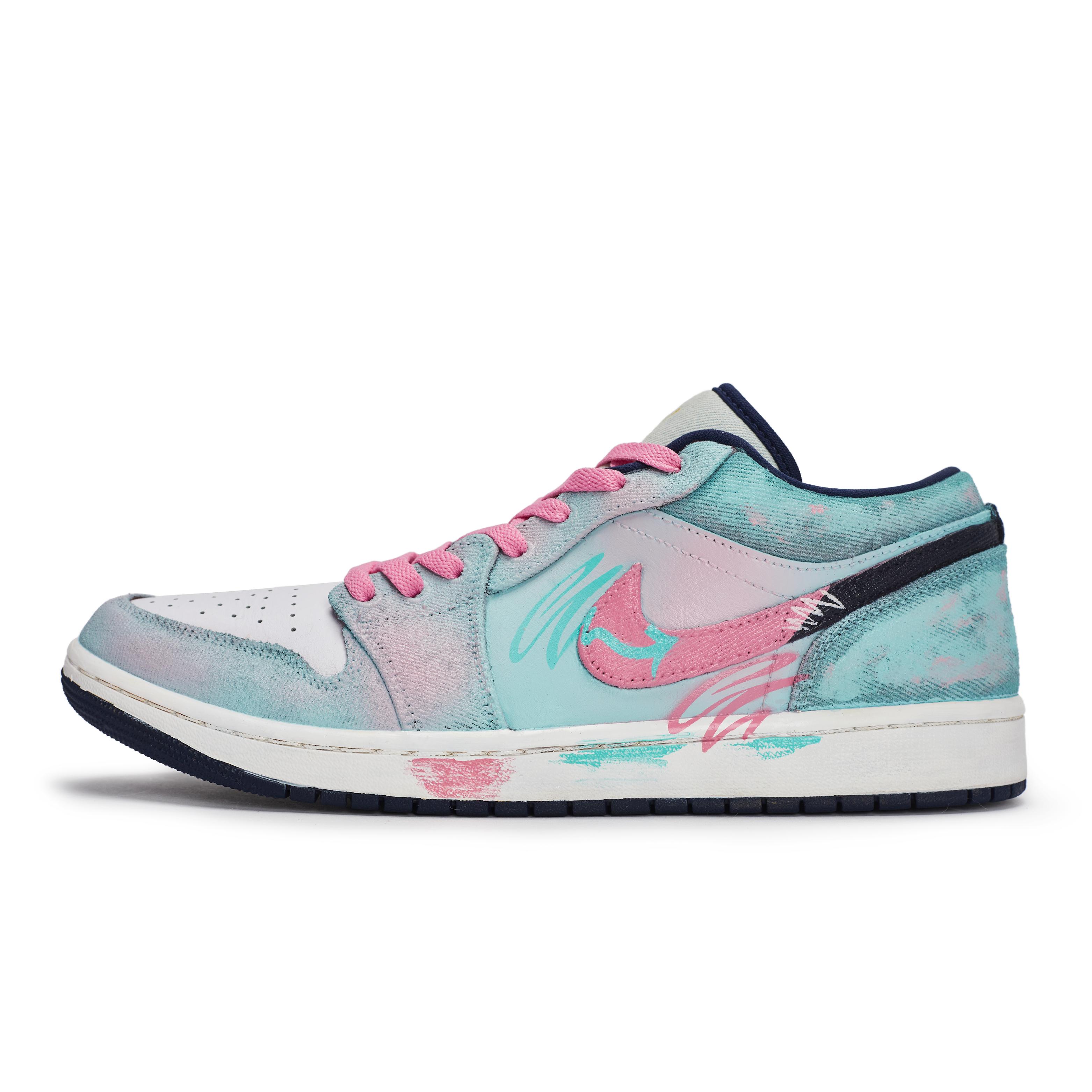 Jordan Air Jordan 1 Vintage Basketball Shoes Men s Low Top White/Blue/Pink IH0648-141(Team1189-) 44
Jordan Air Jordan 1 Vintage Basketball Shoes Men s Low Top White/Blue/Pink IH0648-141(Team1189-) 44