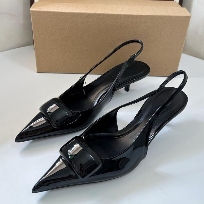 High Heeled Women Summer Sandals Chic Square Buckle Pointed Toe Office Dress Shoes for Lady Patent Leather Stilettos 42 чорний
High Heeled Women Summer Sandals Chic Square Buckle Pointed Toe Office Dress Shoes for Lady Patent Leather Stilettos 42 чорний