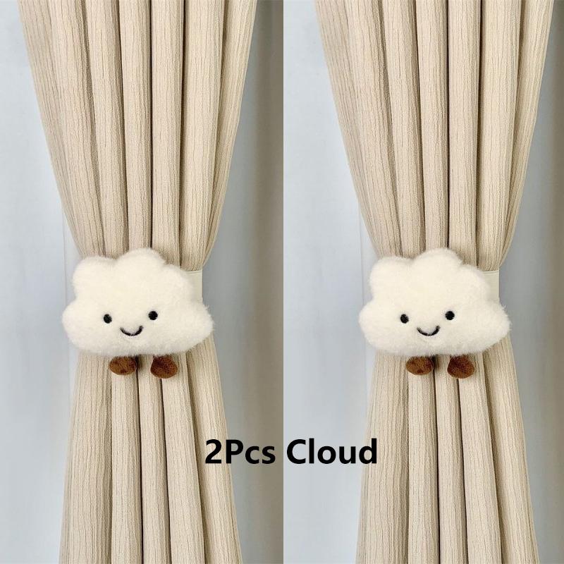 Simple Modern Cute Cloud Curtain Tie-backs for Bedroom and Living Room Window Decoration and Small Hanging Ornaments.
Simple Modern Cute Cloud Curtain Tie-backs for Bedroom and Living Room Window Decoration and Small Hanging Ornaments.