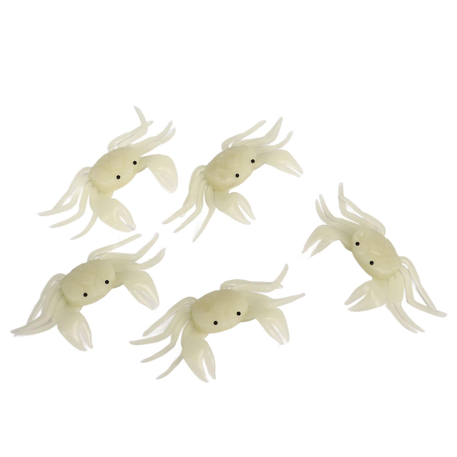5PCS Simulated Crab Bait Soft Silicone Portable Reusable Artificial Fishing Lure for Angling
5PCS Simulated Crab Bait Soft Silicone Portable Reusable Artificial Fishing Lure for Angling