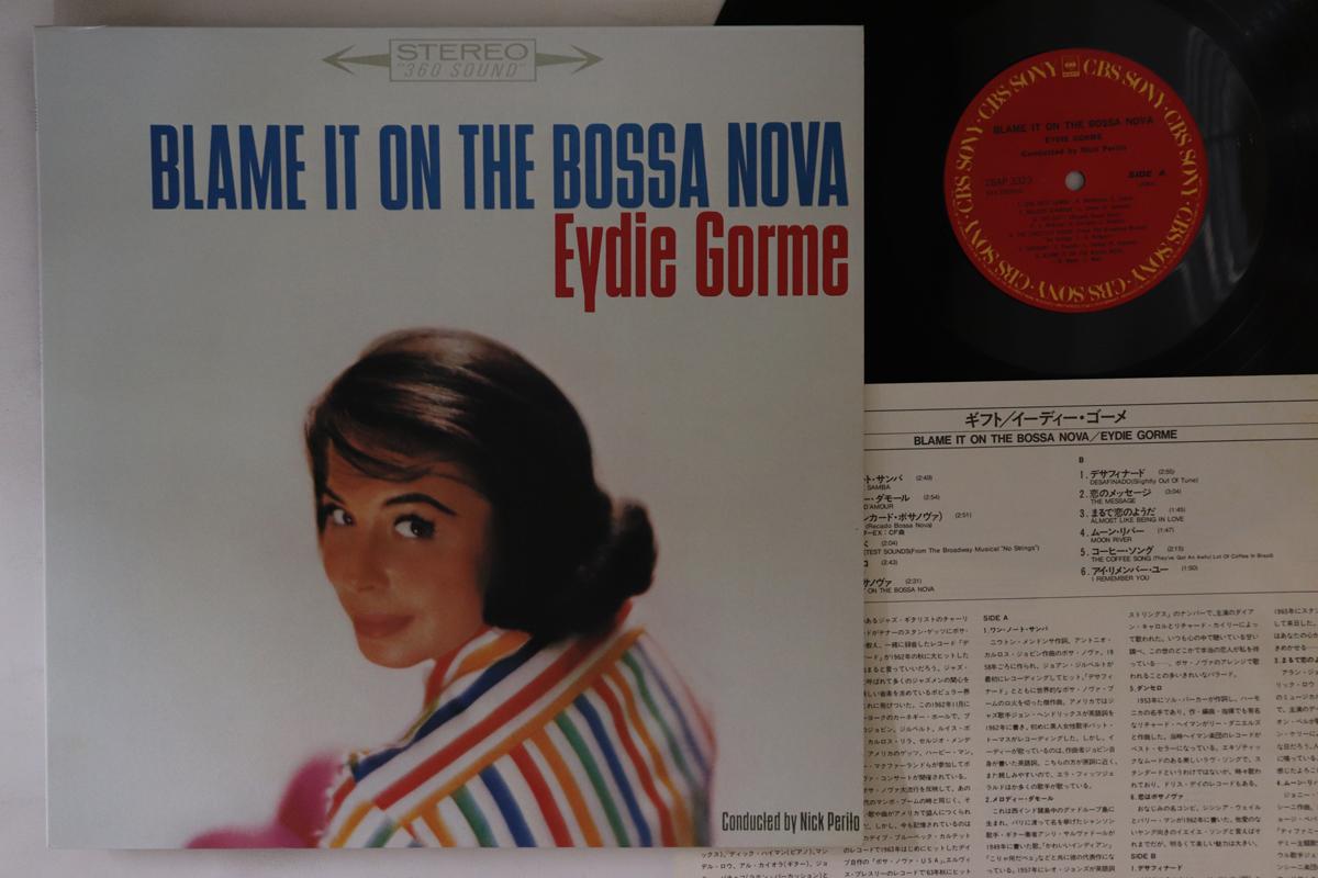 LP Пластинка EYDIE GORME - Blame It On The Bossa Nova 28AP3323 CBS SONY 1962 Япония Джаз
LP Пластинка EYDIE GORME - Blame It On The Bossa Nova 28AP3323 CBS SONY 1962 Япония Джаз
