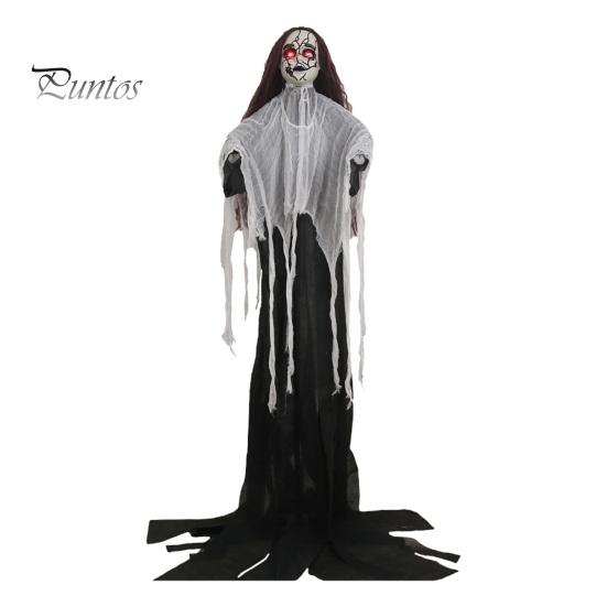 Украшение на Хэллоуин, страшная фигурка невесты-призрака со звуком, работающая от батареек, украшение на Хэллоуин, жуткий реквизит для дома с привидениями чёрный
Украшение на Хэллоуин, страшная фигурка невесты-призрака со звуком, работающая от батареек, украшение на Хэллоуин, жуткий реквизит для дома с привидениями чёрный