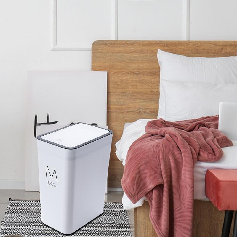 Trash Can With Press Top Lid Bathroom Trash Can With Lid Slim Garbage Bin Wastebasket Press Top Lid Dog Proof Garbage Container сірий
Trash Can With Press Top Lid Bathroom Trash Can With Lid Slim Garbage Bin Wastebasket Press Top Lid Dog Proof Garbage Container сірий
