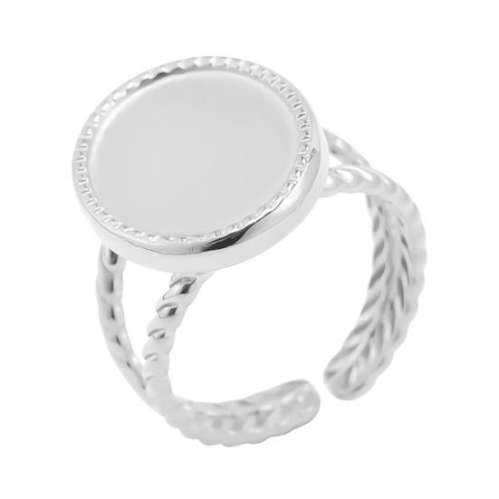 Stainless Steel Ring Base Adjustable Ring Blank Cabochon Ring Blank Base Flat Bezel
Stainless Steel Ring Base Adjustable Ring Blank Cabochon Ring Blank Base Flat Bezel