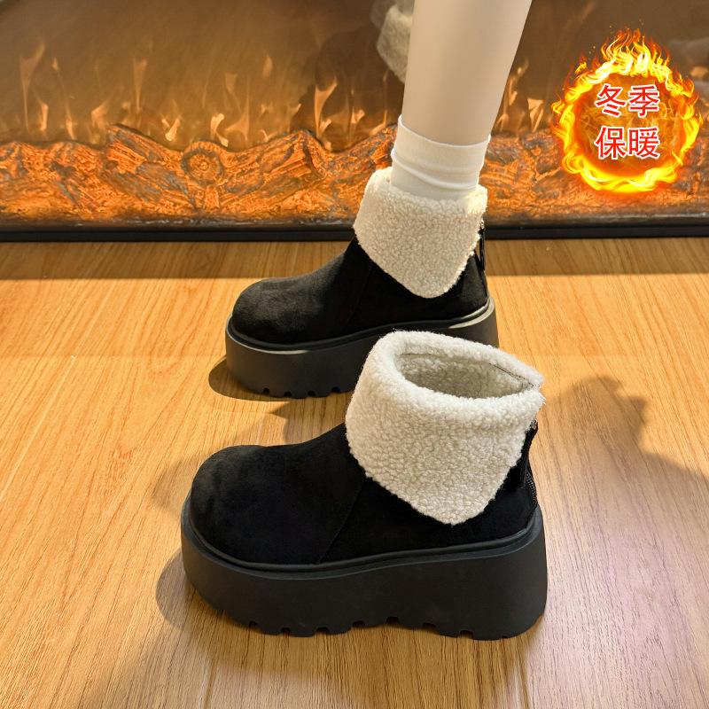 Женские зимние теплые меховые ботинки большого размера, утолщенные, на толстой подошве, ботильоны, нескользящие, для пешего туризма, спортивные ботинки Мартин 40 чёрный
Женские зимние теплые меховые ботинки большого размера, утолщенные, на толстой подошве, ботильоны, нескользящие, для пешего туризма, спортивные ботинки Мартин 40 чёрный