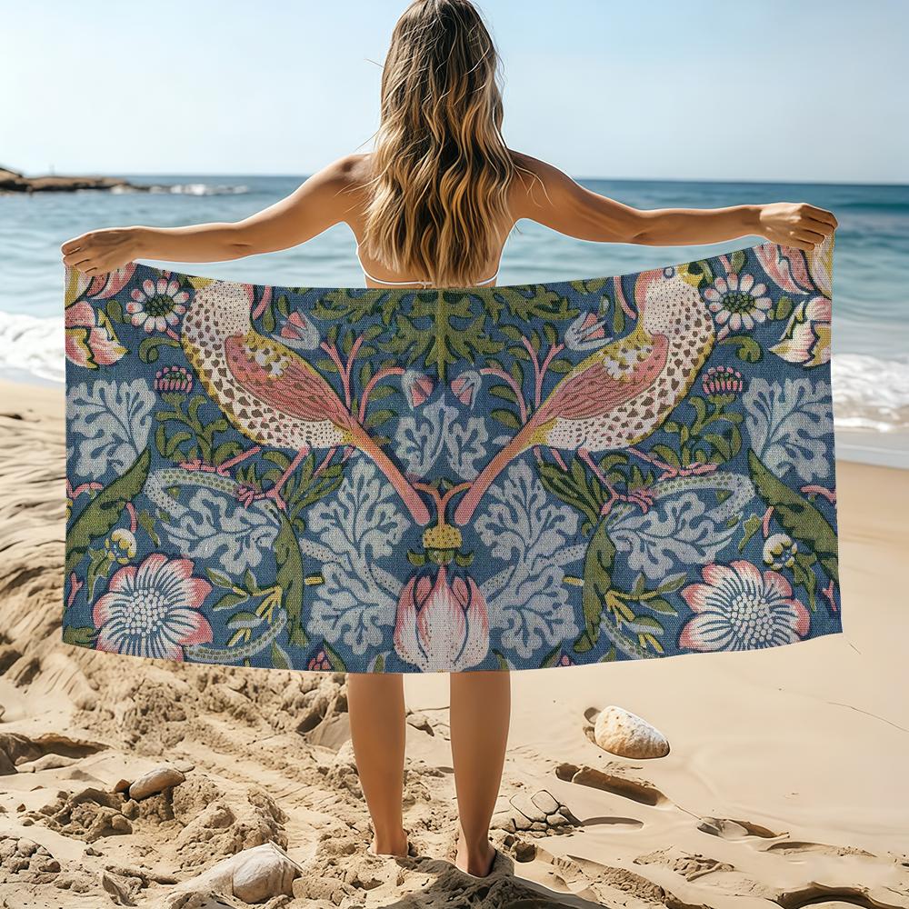 Art W-William Morris Luxury Towel Beach Towel Oversized Quick Dry Towel Absorbent Soft Swim BeachTowels for Men Women W30*H60(CM)
Art W-William Morris Luxury Towel Beach Towel Oversized Quick Dry Towel Absorbent Soft Swim BeachTowels for Men Women W30*H60(CM)