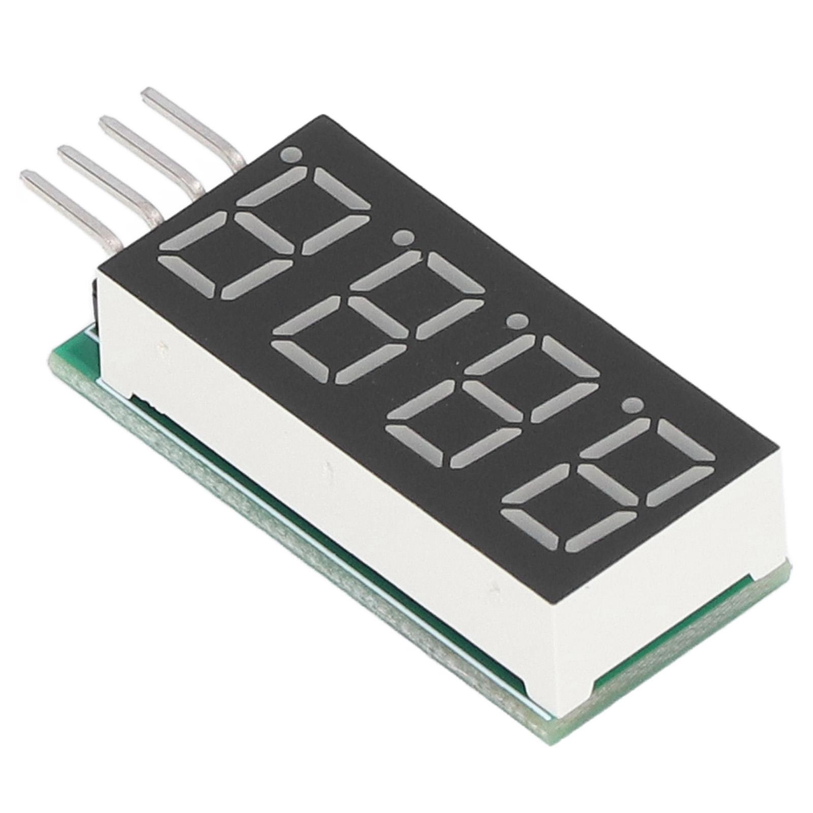 4 Digit 7 Segment Digital Tube Module LED Display Module I2C Interface DC 5V3.3V DM43B04
4 Digit 7 Segment Digital Tube Module LED Display Module I2C Interface DC 5V3.3V DM43B04