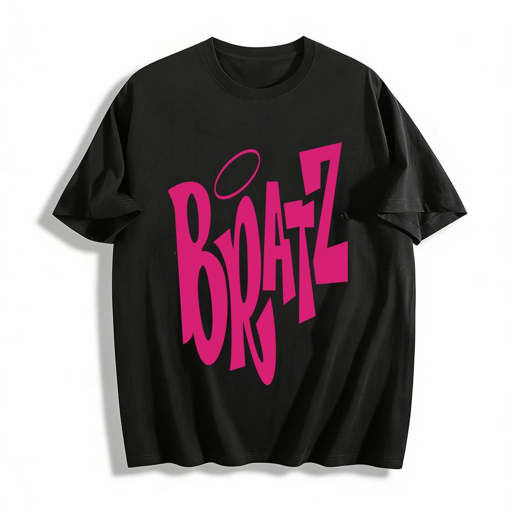 Bratz Doll Print Casual T-Shirt for Women Girls Y2K Style Streetwear Crew Neck Short Sleeve Top Pure cotton T-shirt XXS
Bratz Doll Print Casual T-Shirt for Women Girls Y2K Style Streetwear Crew Neck Short Sleeve Top Pure cotton T-shirt XXS