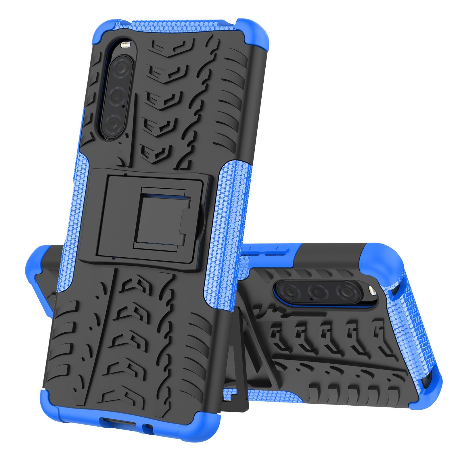 For Sony Xperia 10 V PC+TPU 2-in-1 Phone Case Tyre Pattern Shock Absorbing Kickstand Cover Green
For Sony Xperia 10 V PC+TPU 2-in-1 Phone Case Tyre Pattern Shock Absorbing Kickstand Cover Green