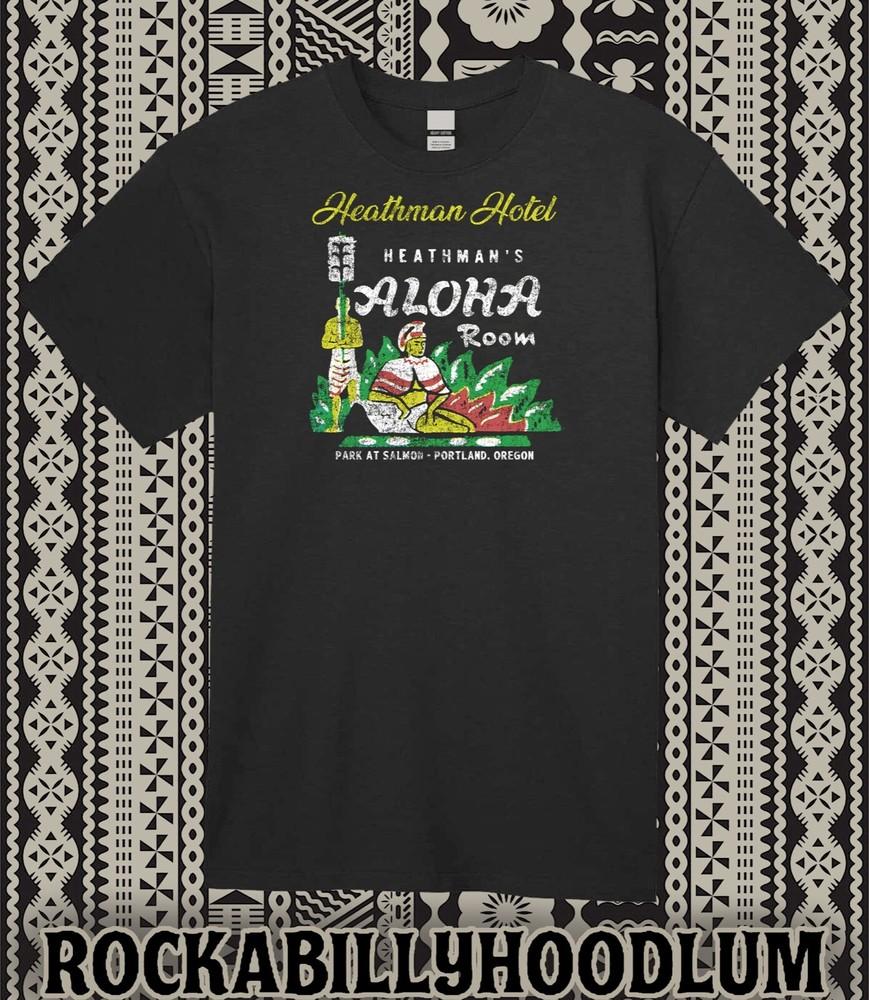 Retro Tiki Art Tee T Shirt Bar Restaurant Heathman Hotel Aloha Room Portland OR 3XL
Retro Tiki Art Tee T Shirt Bar Restaurant Heathman Hotel Aloha Room Portland OR 3XL