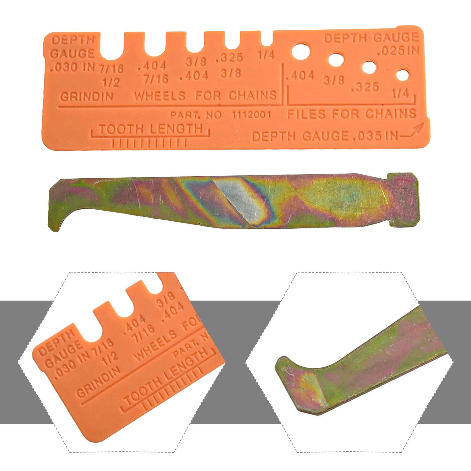 2Pcs Chainsaw Chain Tool Set with Bar Groove Cleaner and QuickCheck Gauge for Maintaining Chain and Bar Groove Performance China Mainland
2Pcs Chainsaw Chain Tool Set with Bar Groove Cleaner and QuickCheck Gauge for Maintaining Chain and Bar Groove Performance China Mainland