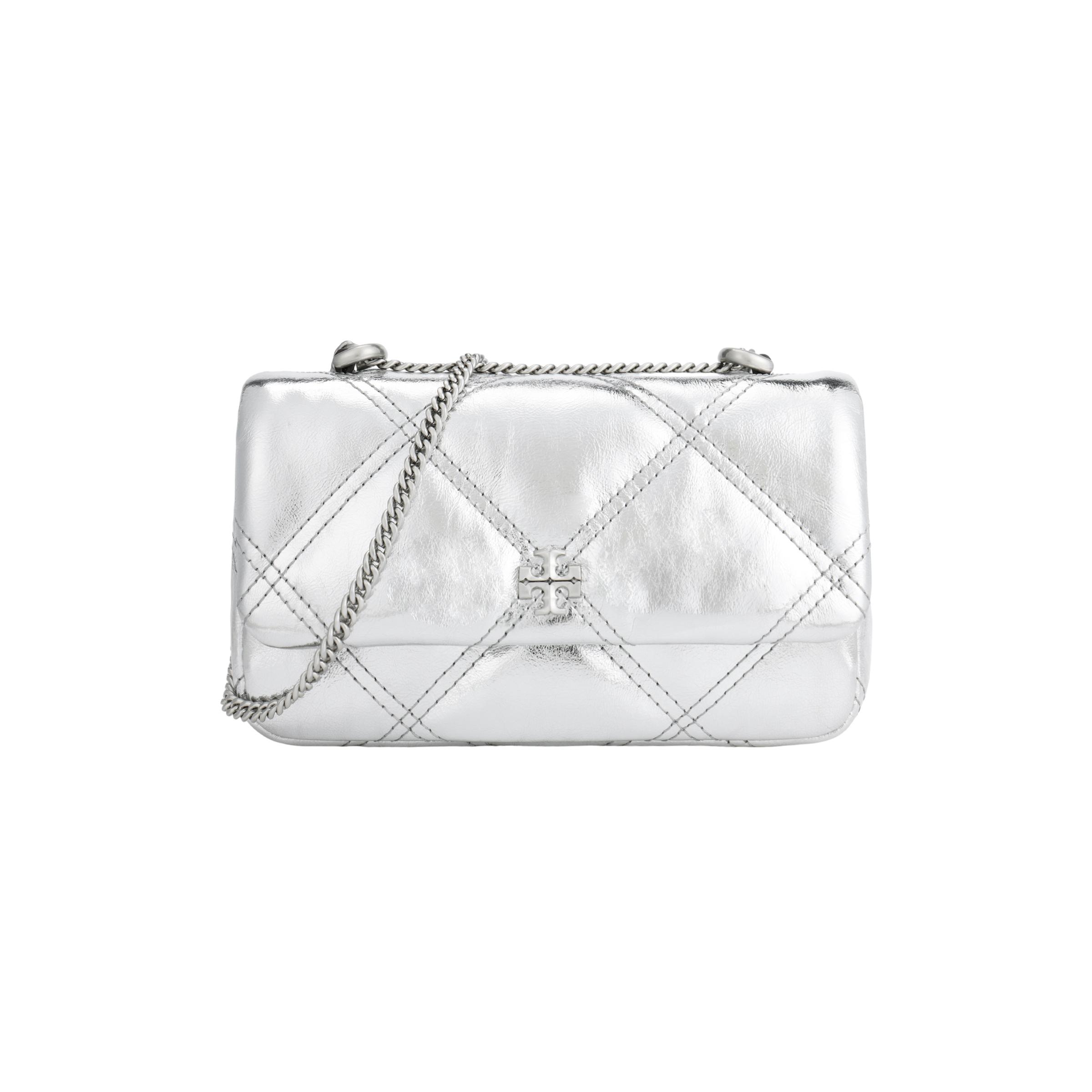 Tory Burch Kira Diamond Quilted Плісирована Сумка-тоут на магнітній застібці Металева Шкіряна Сумка через плече Жіночі сумки Світло-Сріблястий 158446-040 Basic Set (Bag+Dust Bag)
Tory Burch Kira Diamond Quilted Плісирована Сумка-тоут на магнітній застібці Металева Шкіряна Сумка через плече Жіночі сумки Світло-Сріблястий 158446-040 Basic Set (Bag+Dust Bag)