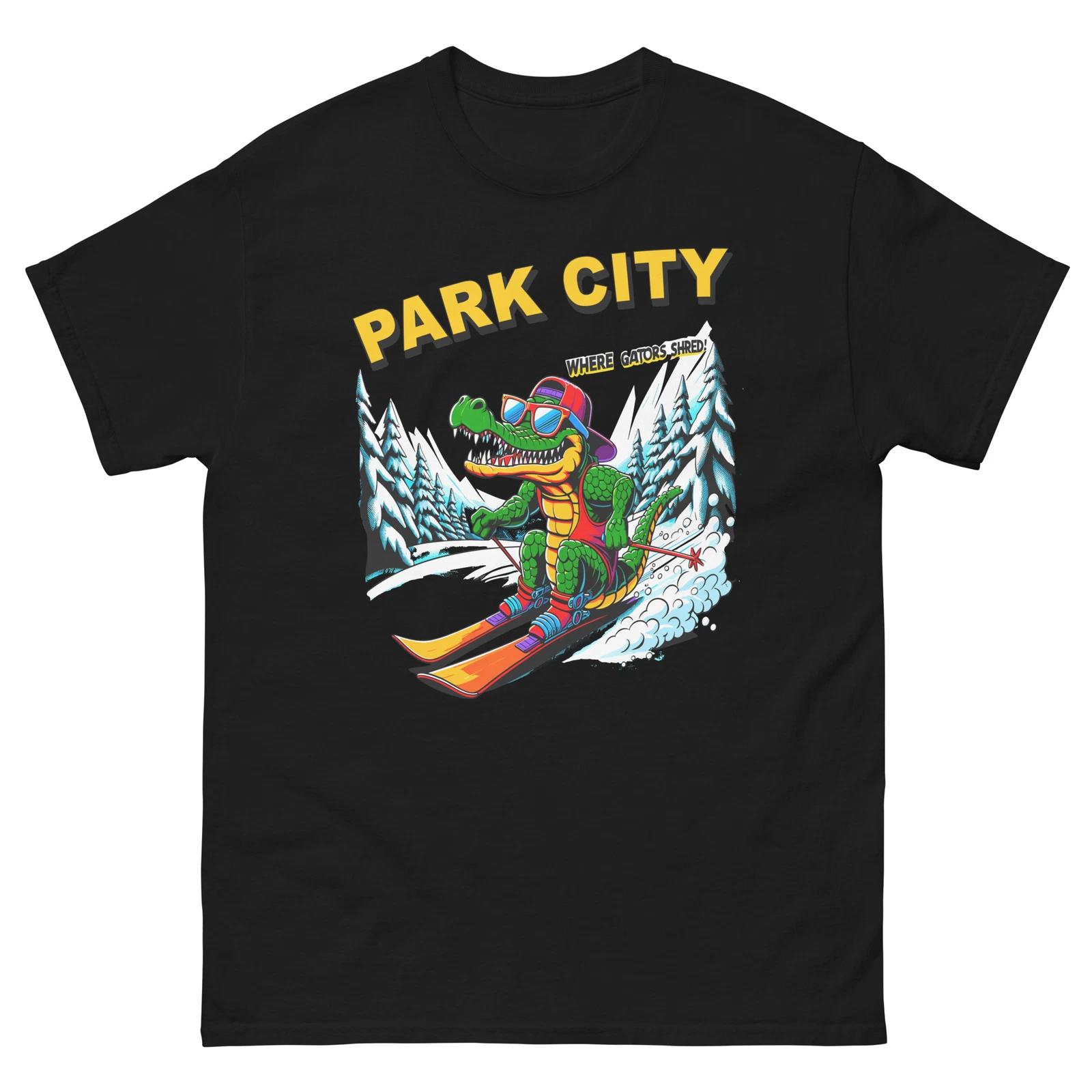 Park City Where Gators Shred Skiing Alligator Fun Shirt T-Shirt 3XL
Park City Where Gators Shred Skiing Alligator Fun Shirt T-Shirt 3XL
