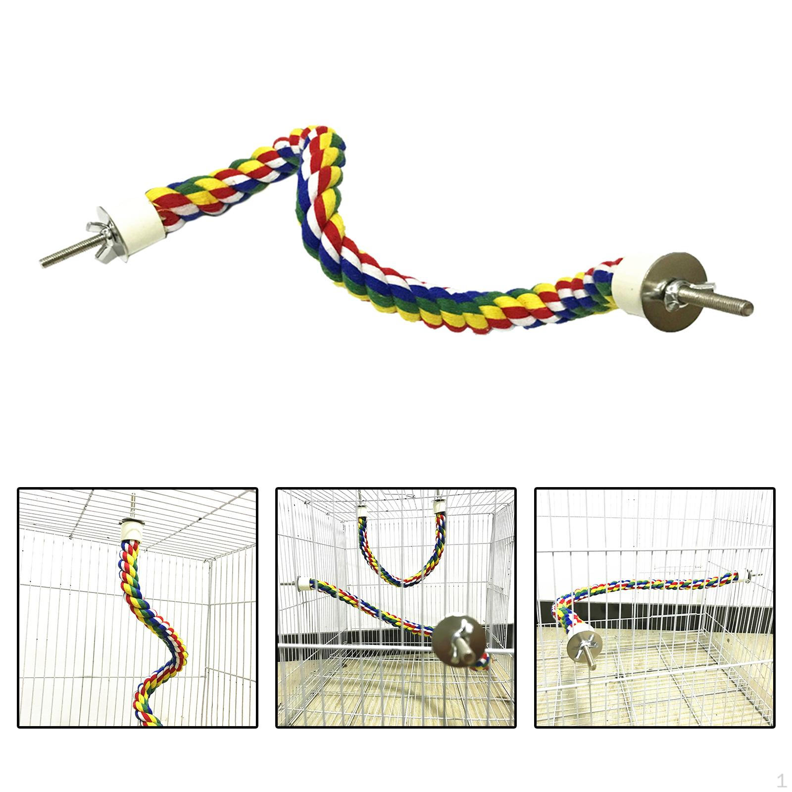 Parrot Rope Parakeet Climbing Cockatiel Stand Cockatiels 40cm
Parrot Rope Parakeet Climbing Cockatiel Stand Cockatiels 40cm