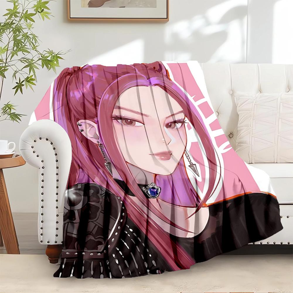 K-POP Anime Girls Group - Four Seasons Soft Warm Blanket - All-Season Thick Knit Polyester Bedspread for Bed, Camping, Travel - Perfect Gift 100x150cm
K-POP Anime Girls Group - Four Seasons Soft Warm Blanket - All-Season Thick Knit Polyester Bedspread for Bed, Camping, Travel - Perfect Gift 100x150cm
