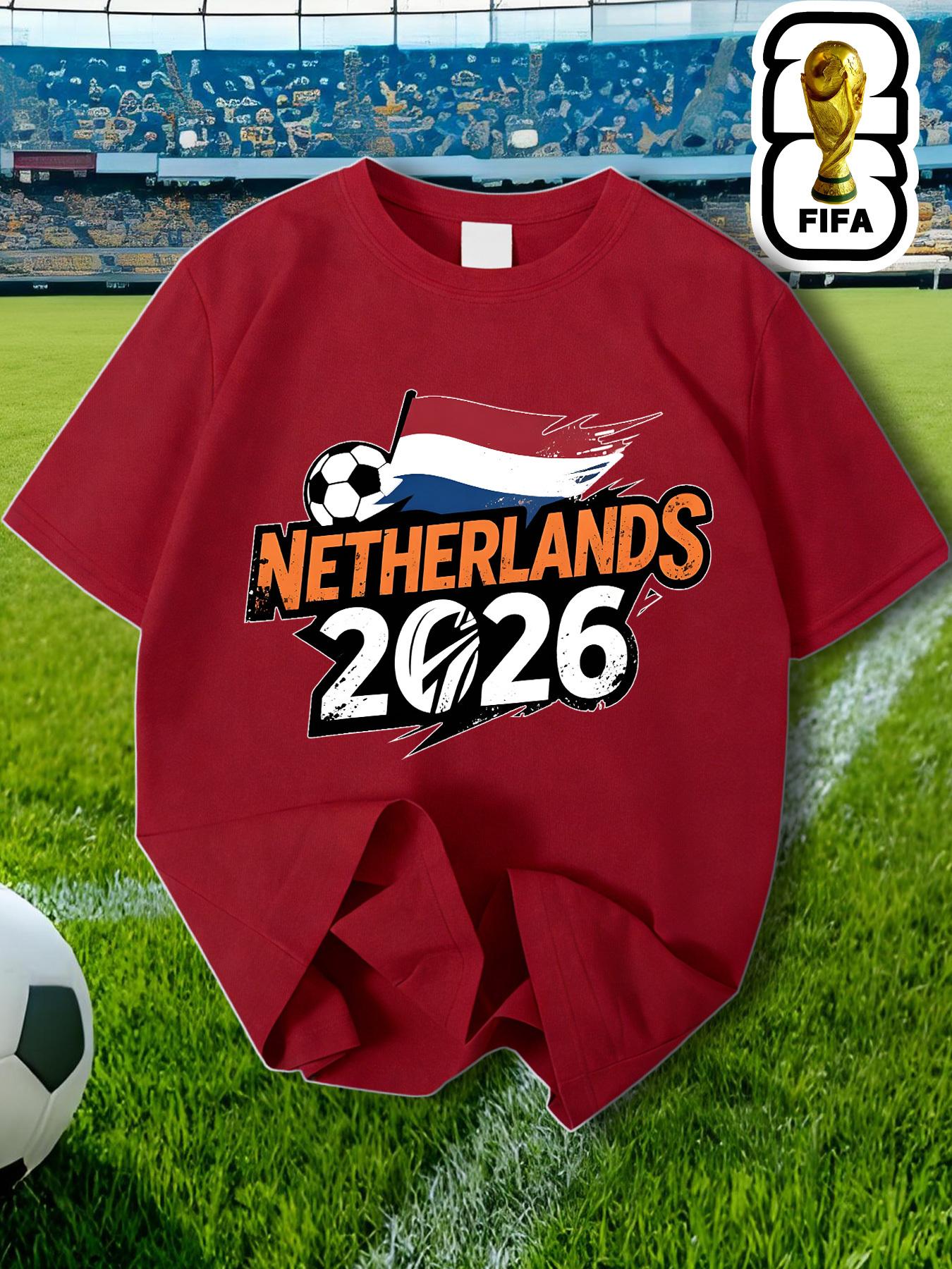 FIFA 2026 Netherlands Men s T-Shirt, FIFA Merchandise, Souvenirs, Support T-Shirt, Comfortable Casual Men s Loungewear XXL бордовий
FIFA 2026 Netherlands Men s T-Shirt, FIFA Merchandise, Souvenirs, Support T-Shirt, Comfortable Casual Men s Loungewear XXL бордовий