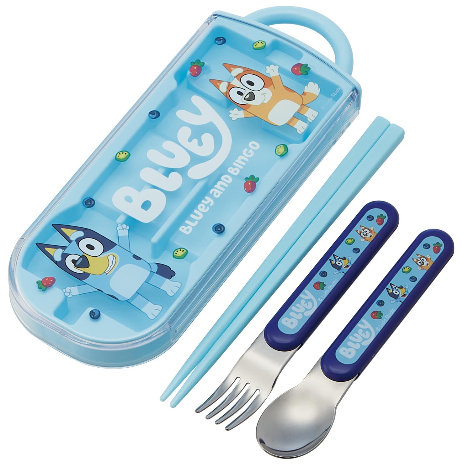 Skater Bento Chopsticks Trio Set for Boys and Children s (Chopsticks, Spoon, Fork, 16.5cm, Bluey) Girls, TACC2-A
Skater Bento Chopsticks Trio Set for Boys and Children s (Chopsticks, Spoon, Fork, 16.5cm, Bluey) Girls, TACC2-A