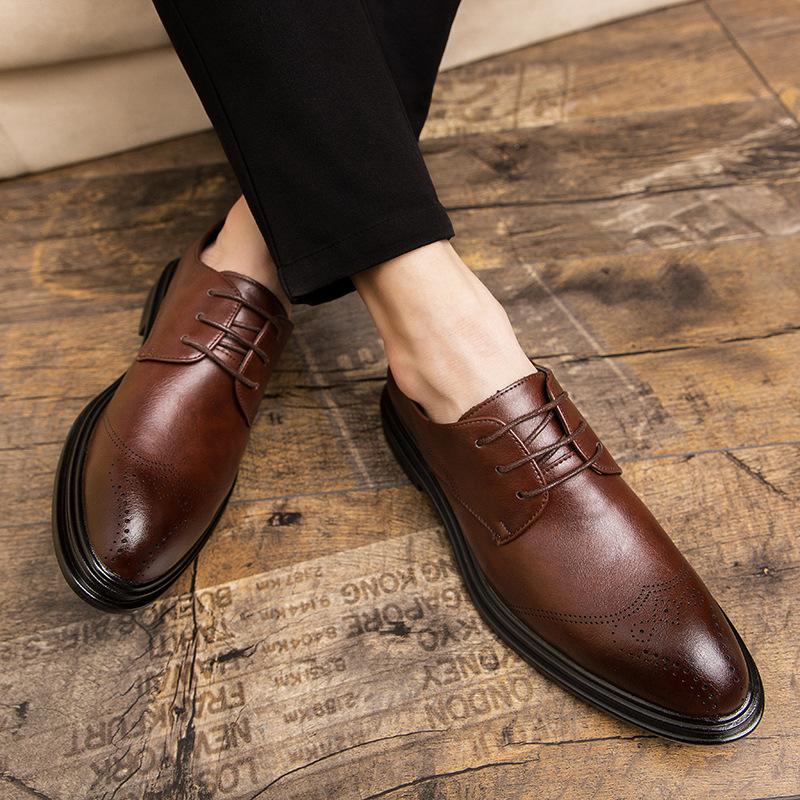 Кожаные туфли мужские новые корейские версии британских больших размеров модные деловые платья Brock flower повседневные мужские туфли на платформе для ночного клуба 46
Кожаные туфли мужские новые корейские версии британских больших размеров модные деловые платья Brock flower повседневные мужские туфли на платформе для ночного клуба 46