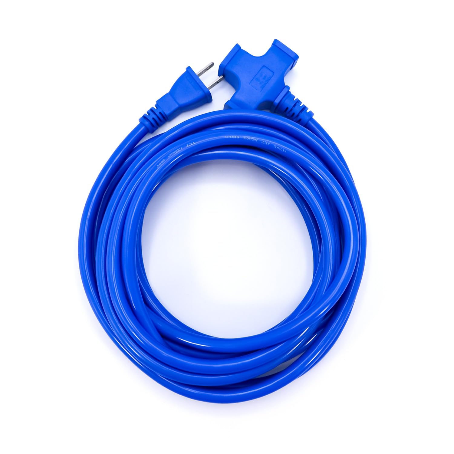 Ultra-soft cross extension cord, 5m, 3 outlets (blue)
Ultra-soft cross extension cord, 5m, 3 outlets (blue)
