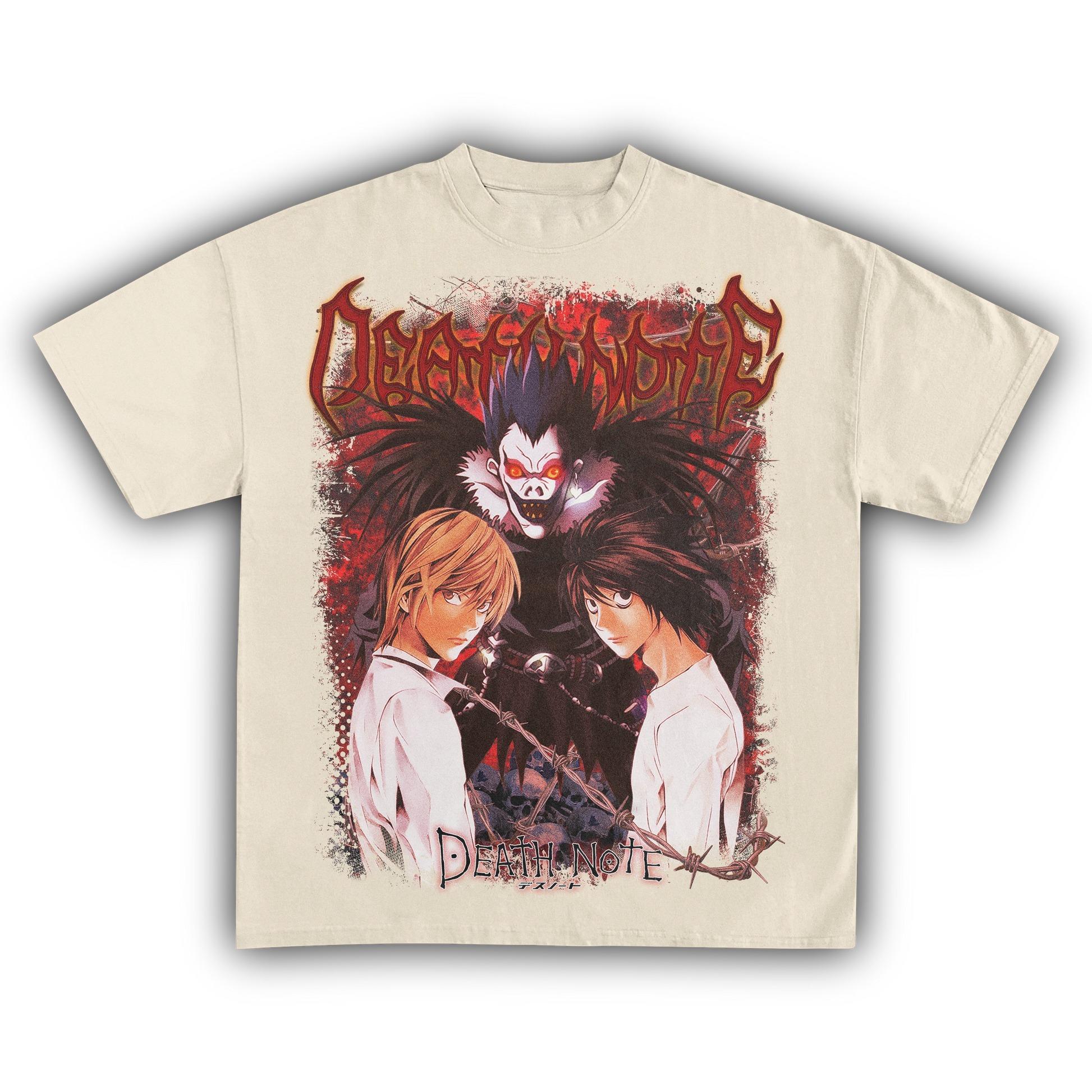 Death Note Light Yagami & L with Ryuk T-Shirt Men Women Anime Graphic Cotton Short Sleeve Streetwear Tee S разноцветный
Death Note Light Yagami & L with Ryuk T-Shirt Men Women Anime Graphic Cotton Short Sleeve Streetwear Tee S разноцветный