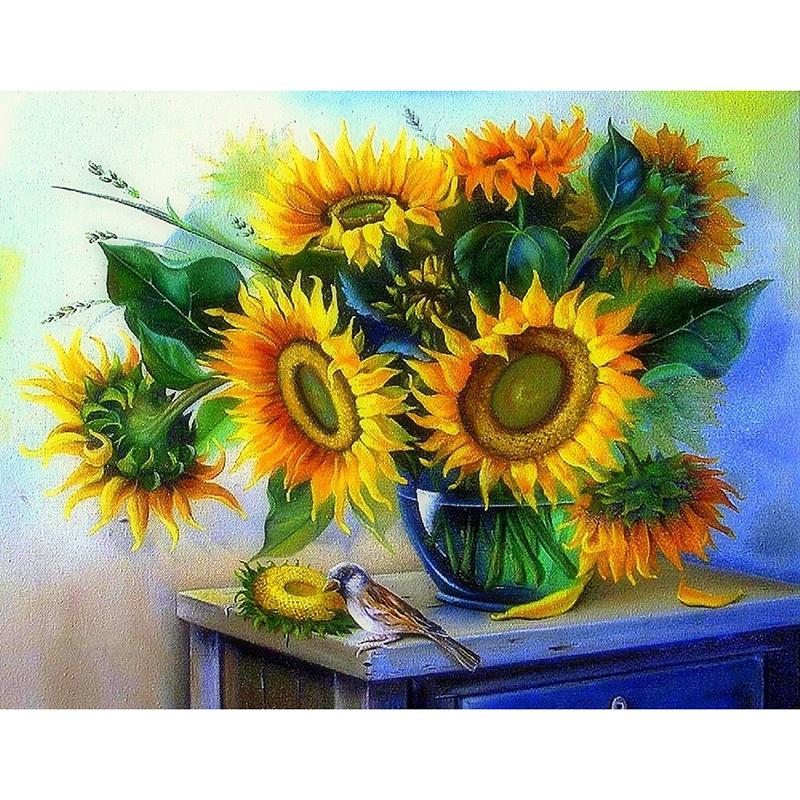 5D DIY Алмазная живопись подсолнечник площадь / круглый Бриллиантовая вышивка Подарок или украшение
5D DIY Алмазная живопись подсолнечник площадь / круглый Бриллиантовая вышивка Подарок или украшение