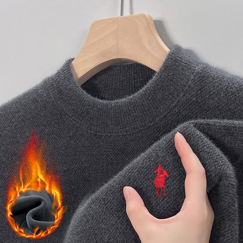 Men s Mid-Age Plus Velvet Thick Sweater - Winter Warm Half-High Collar Knit Top 2XL for 150-165 jin
Men s Mid-Age Plus Velvet Thick Sweater - Winter Warm Half-High Collar Knit Top 2XL for 150-165 jin