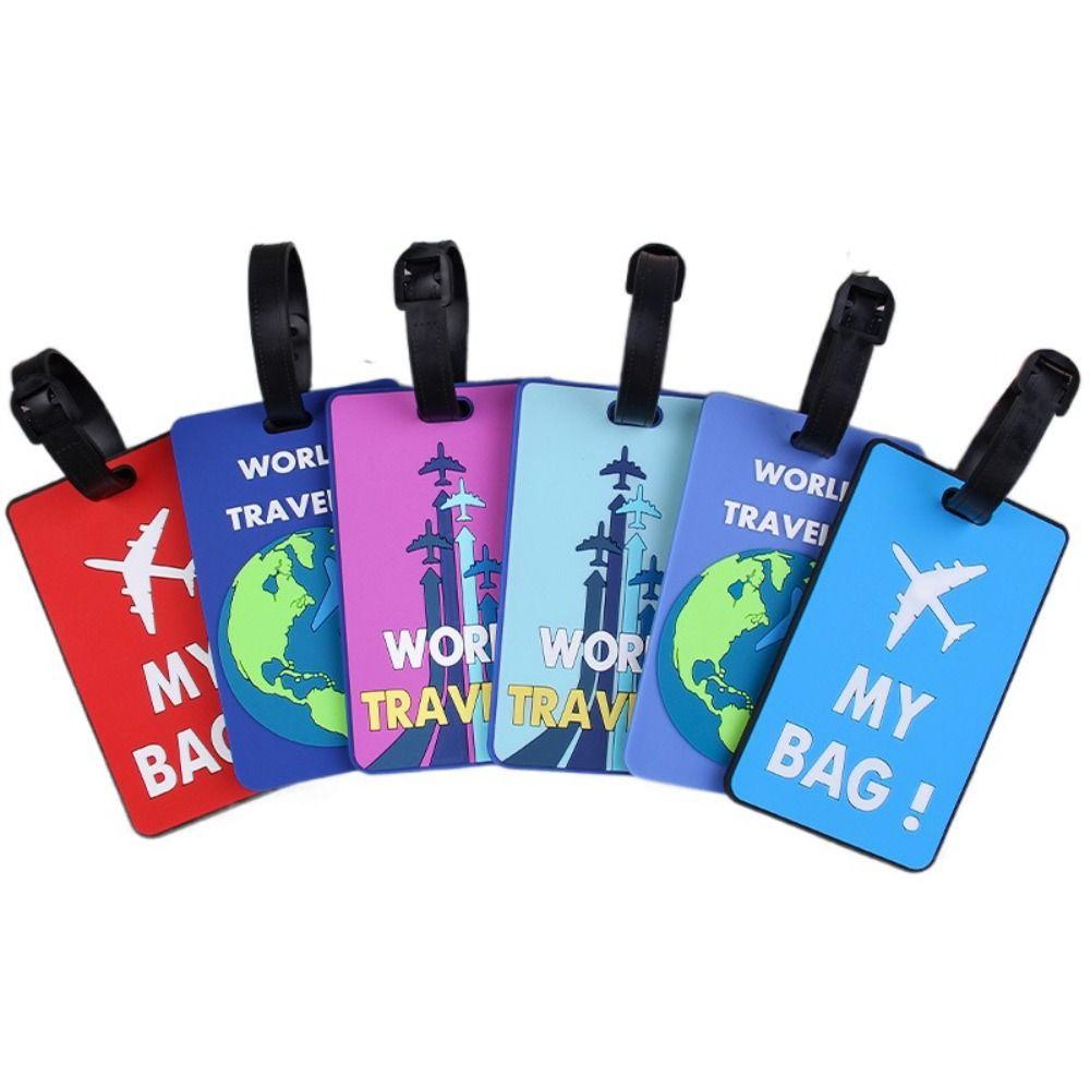 Portable Suitcase Tags Silicon Travel Accessories Fashion Style Luggage Tag Travel Holder
Portable Suitcase Tags Silicon Travel Accessories Fashion Style Luggage Tag Travel Holder