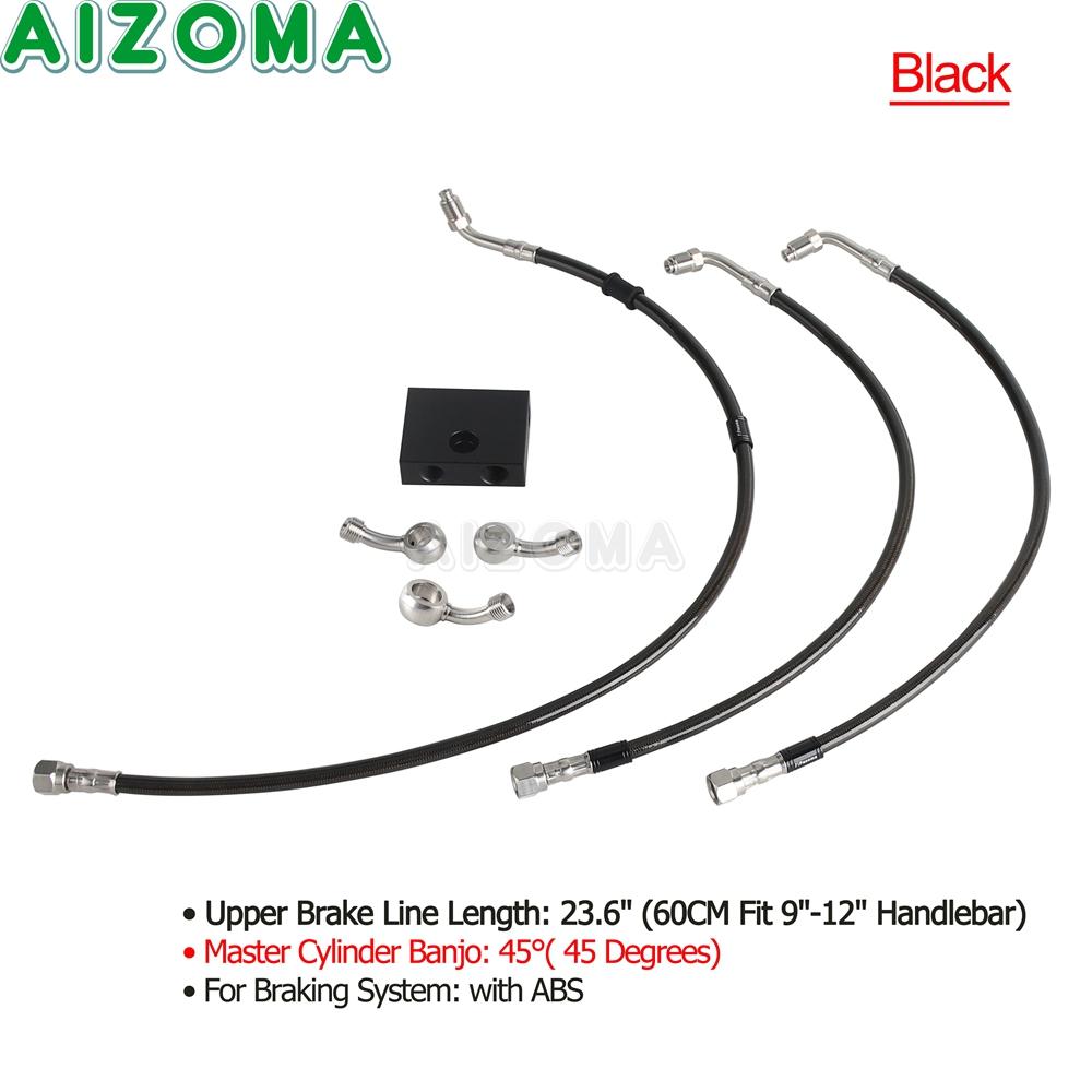 60cm Front Upper Lower Hydraulic Brake Clutch Line Hose Tube For Harley FXDR FXDRS 19-22 Sportster Roadster 16-22 Softail 18-24 A Black
60cm Front Upper Lower Hydraulic Brake Clutch Line Hose Tube For Harley FXDR FXDRS 19-22 Sportster Roadster 16-22 Softail 18-24 A Black