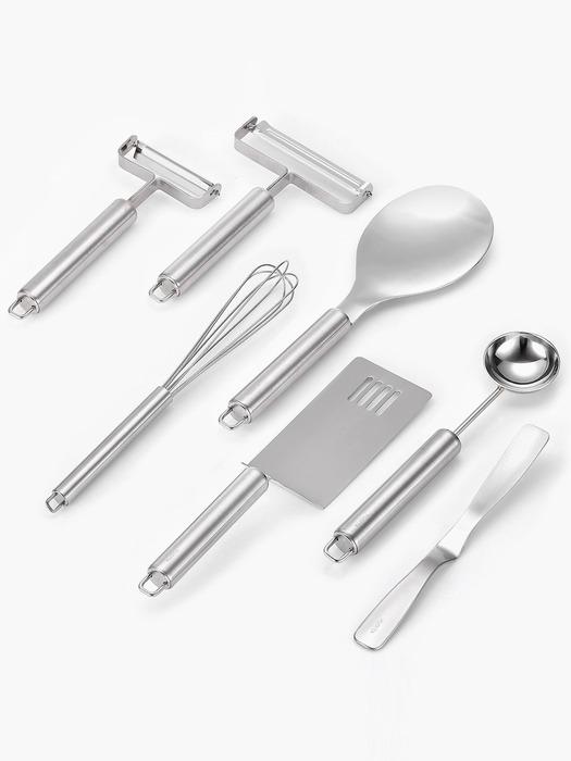 Reborn. J 1+1 Mudita 304 Stainless Steel Cookware Kitchen Tool 7-Piece Set at a Uniform Price serving spoon_Stainless steel frother
Reborn. J 1+1 Mudita 304 Stainless Steel Cookware Kitchen Tool 7-Piece Set at a Uniform Price serving spoon_Stainless steel frother