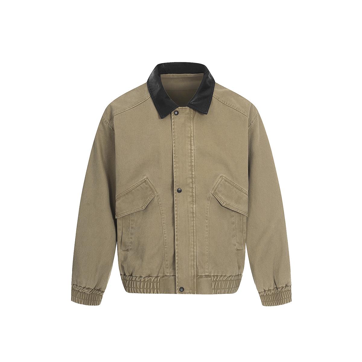 RUIIENRS x EIGHTISLAND 2026 Spring Retro Patchwork Leather Collar Jacket B658 L хакі
RUIIENRS x EIGHTISLAND 2026 Spring Retro Patchwork Leather Collar Jacket B658 L хакі