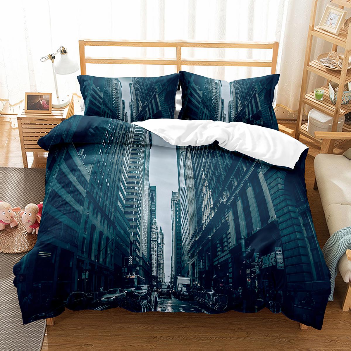 Cityscapes King Queen Duvet Cover Tall Buildings Landscape Bedding Set Busy Traffic View Quilt Cover Polyester Comforter Cover EU single(135x200cm)
Cityscapes King Queen Duvet Cover Tall Buildings Landscape Bedding Set Busy Traffic View Quilt Cover Polyester Comforter Cover EU single(135x200cm)