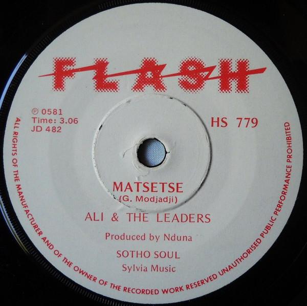 7-дюймовая пластинка ALI THE LEADERS Matsetse Badimo HS779 FLASH Южная Африка Мировая музыка Б/у
7-дюймовая пластинка ALI THE LEADERS Matsetse Badimo HS779 FLASH Южная Африка Мировая музыка Б/у