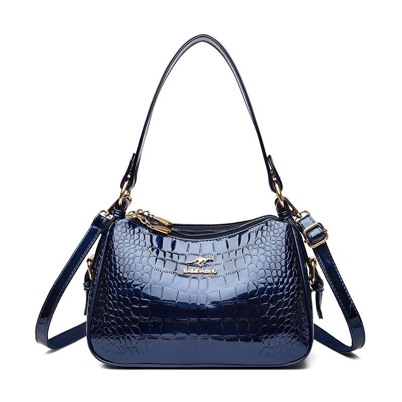 Маленькая квадратная сумка из лакированной кожи большой вместимости, женская качественная сумка через плечо, сумка-тоут на одно плечо синий
Маленькая квадратная сумка из лакированной кожи большой вместимости, женская качественная сумка через плечо, сумка-тоут на одно плечо синий