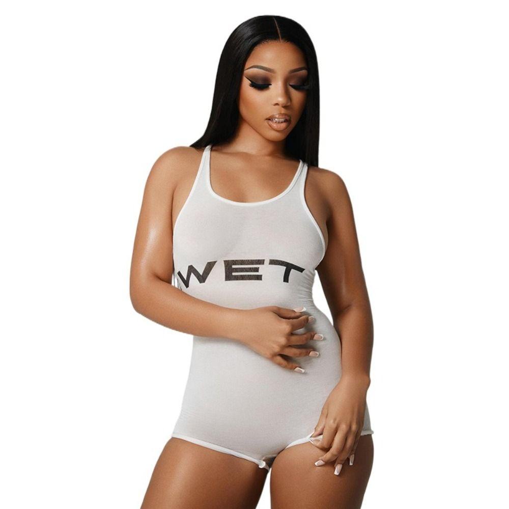 Letter Print Women s Printed Bodysuit Y2k Sleeveless Rompers Casual Slim Jumpsuit Shorts Sports
Letter Print Women s Printed Bodysuit Y2k Sleeveless Rompers Casual Slim Jumpsuit Shorts Sports