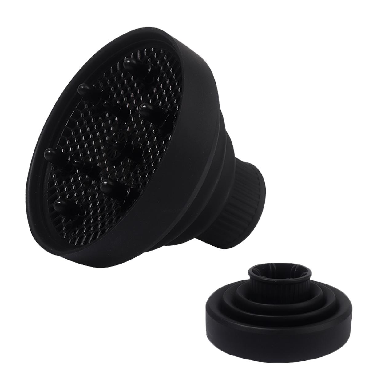Portable silicone hair dryer diffuser - foldable retractable nozzle, uniform heat distribution For Hair Accessories
Portable silicone hair dryer diffuser - foldable retractable nozzle, uniform heat distribution For Hair Accessories