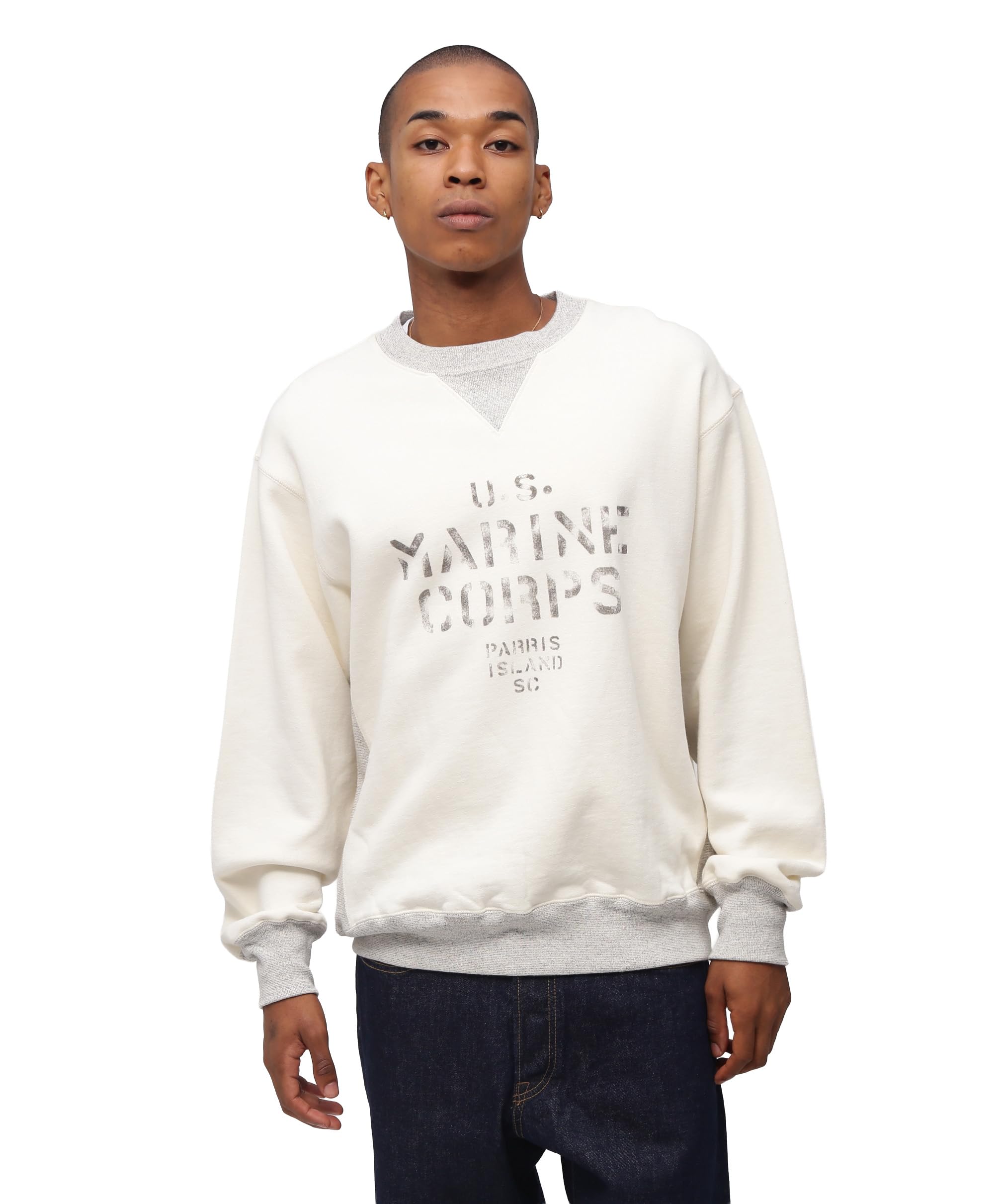 AVIREX VINTAGE CREWNECK SWEAT M 033 off white 783-5232006
AVIREX VINTAGE CREWNECK SWEAT M 033 off white 783-5232006