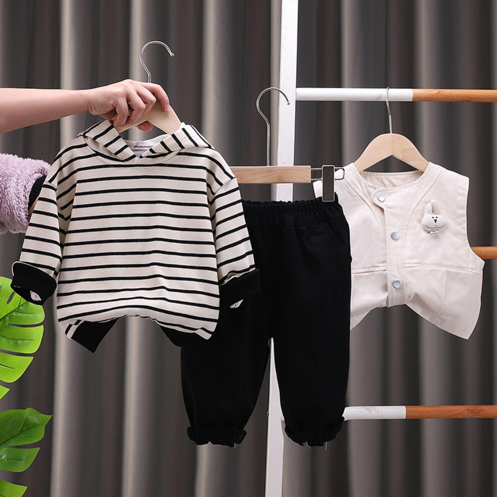 Дитячий повсякденний комплект з довгим рукавом, зручні наряди для щоденного носіння 90 чорний
Дитячий повсякденний комплект з довгим рукавом, зручні наряди для щоденного носіння 90 чорний