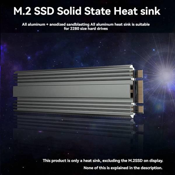 Dark Gray Aluminum Alloy M.2 Heatsink for NVMe/NGFF SSD Other sizes
Dark Gray Aluminum Alloy M.2 Heatsink for NVMe/NGFF SSD Other sizes