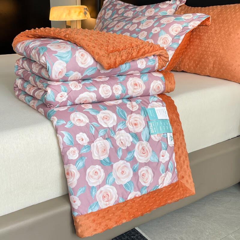 Baoshikang Summer Rose Bean Velvet Double Gauze Comforter
Baoshikang Summer Rose Bean Velvet Double Gauze Comforter