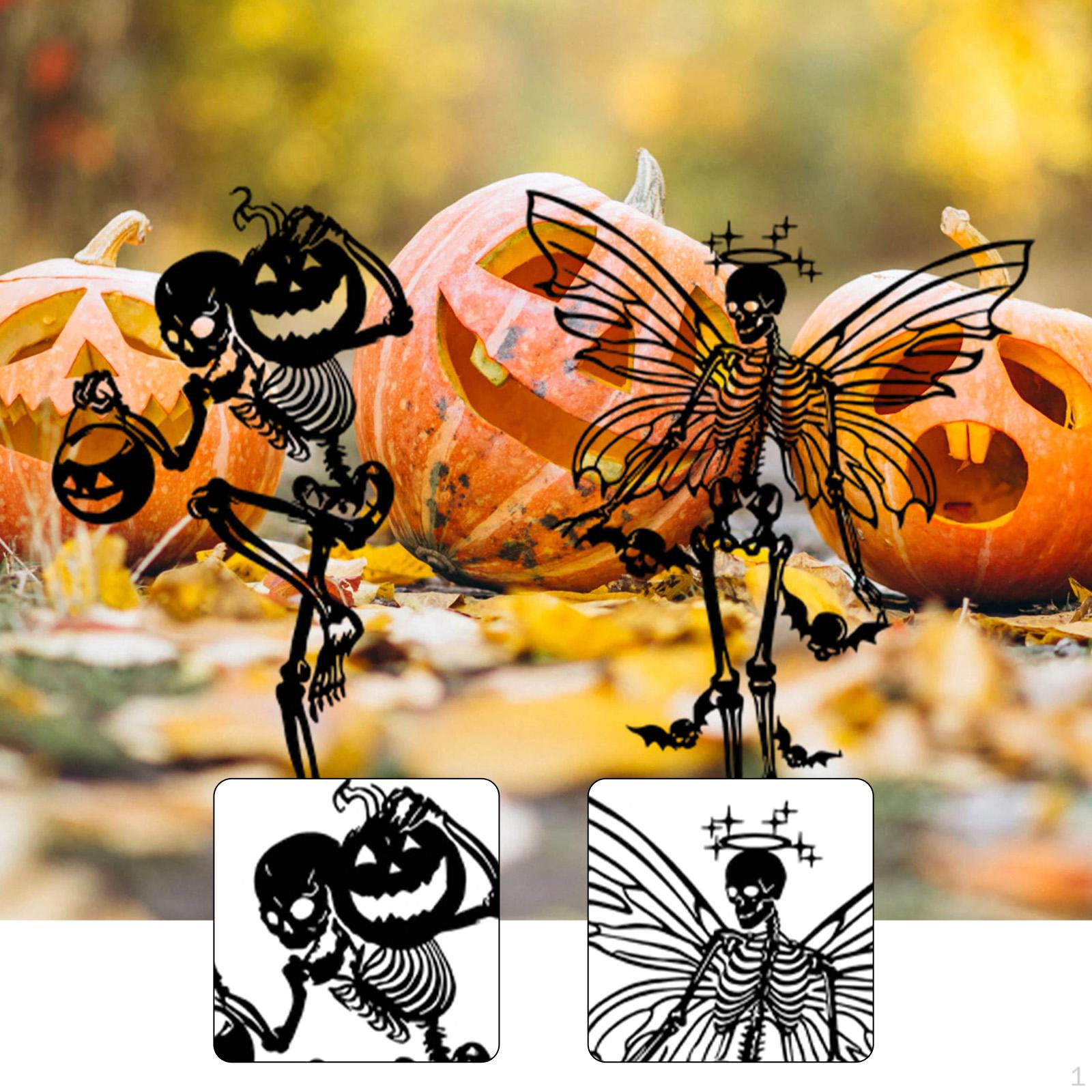 2 Pieces Skeleton Halloween Yard Signs Iron Art Ornaments Weather Resistant Decor for
2 Pieces Skeleton Halloween Yard Signs Iron Art Ornaments Weather Resistant Decor for