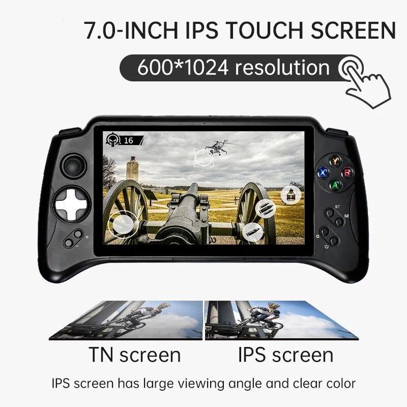 Игровая консоль powkiddy X17 5000ma, Android, портативная, 7-дюймовая, Psp Rocker, аркадная, с большим экраном, портативный сенсорный экран, ностальгический ретро-домашний
Игровая консоль powkiddy X17 5000ma, Android, портативная, 7-дюймовая, Psp Rocker, аркадная, с большим экраном, портативный сенсорный экран, ностальгический ретро-домашний